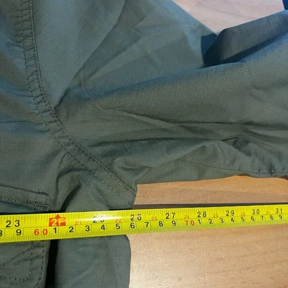 Prana Palisades Ripstop Womens Jacket MEDIUM in Rye Green UPF 50+ - Picture 11 of 12